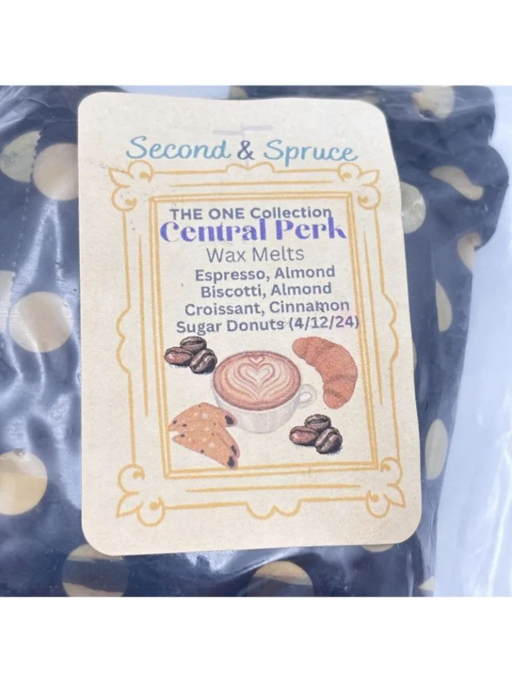 4 Second & Spruce Vendor Wax Melt Mini Cakes Gourmand Coffee Cola Cookie Jam